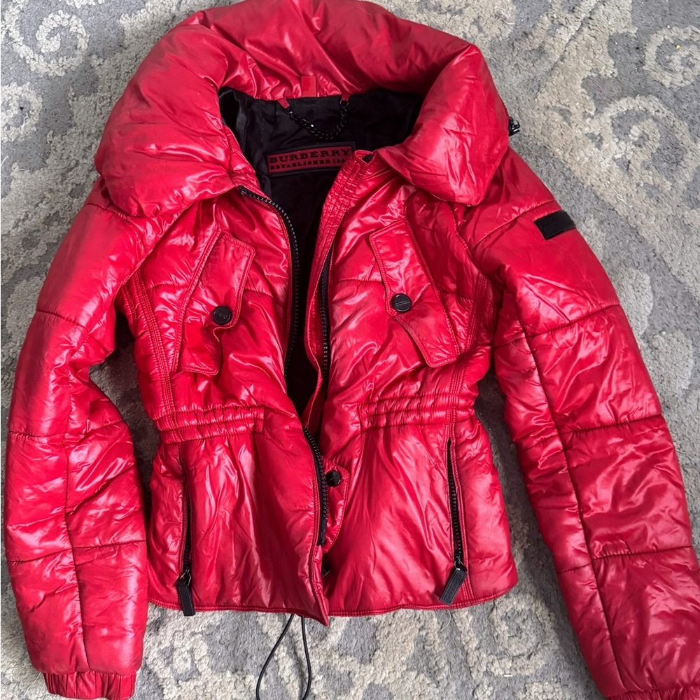 Unisex Kids Burberry Puffer Coat XS